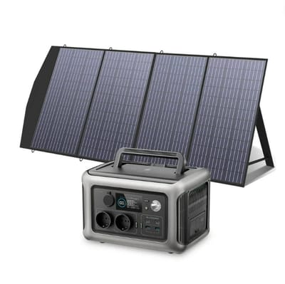Stroomgenerator - Zonnepanelen Compleet Pakket Snel Oplaadbaar - Zonnepanelen Met Stekker Voor Draadloze Energie