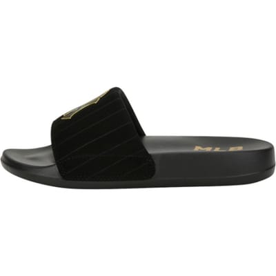MLB Slippers Trendy Veelzijdig Sport Rubberen Zool Antislip Slijtvast Instapsandalen Unisex Schoenen Zwart Goud 32SHH2011-50L 36.5 black