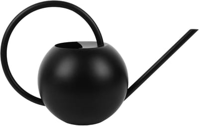 Decoratieve Gieter - Waterkruik Planten - Planten Water Geven - Semi-open Ontwerp - 1000 Ml Capaciteit - Mat Zwart
