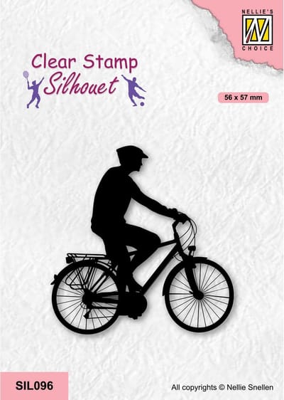 Nellie Snellen Silhouet Clear Stempels Sports Serie Cycling