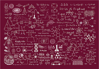 Fotobehang - Science Formulas.