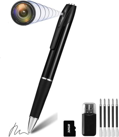 Spy pen - Spy camera - Spy recorder - Verborgen camera - Incl. 32GB SD kaart - 1080p - Niemand zal dit doorhebben!