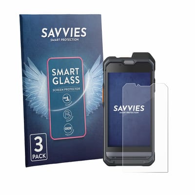 3 Stuks Savvies Screenprotector - geschikt voor Hytera PNC460 - beschermfolie glas transparant
