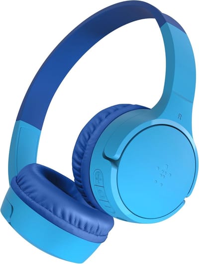 Draadloze koptelefoon voor kinderen met 30 uur luisterplezier en microfoon - Perfect voor onderwijs en reizen