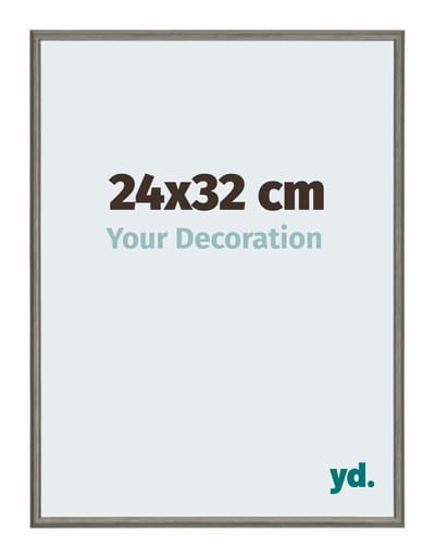 Your Decoration - Fotolijst 24x32 cm - Aluminium - Mercury Structuur - New York