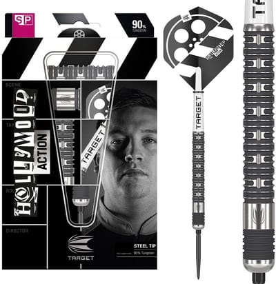Target Chris Dobey Hollywood Action Swiss Point 90% - Dartpijlen