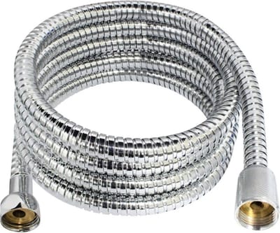 Doucheslang 300 cm - RVS - Zilver - Chroom - Draaiaansluiting - Extra Lang - Douche Slang - IXEN