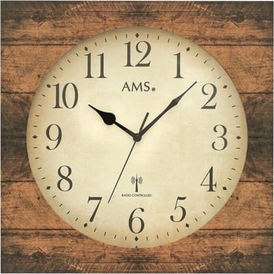 AMS Wandklok vierkant 5550