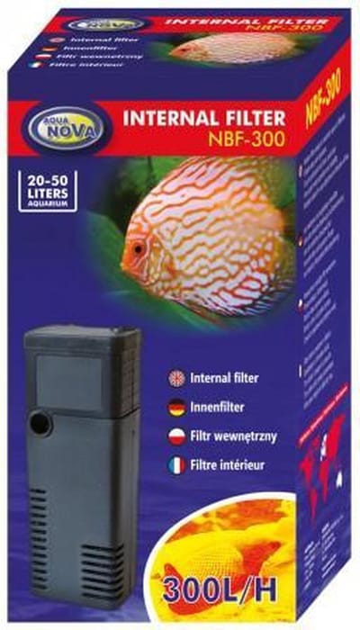Aqua Nova - Aquarium binnen filter - NBF-300 L/H - 20 tot 50 liter