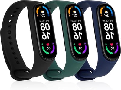 Vervangend Horlogebandje voor Xiaomi Mi Band 7/6/5/4/3 - Silicone, Gevlochten en Roestvrij Staal, Verstelbaar en Comfortabel Draagcomfort