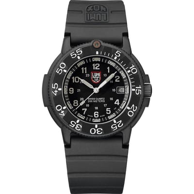 Montre à quartz Luminox Navy Seal XS.3001.F pour homme noir