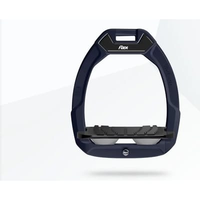 Veiligheidsstijgbeugels Paardrijden Ingeleid Grip Rood/Zwart/Grijs Flex-On Safe-On