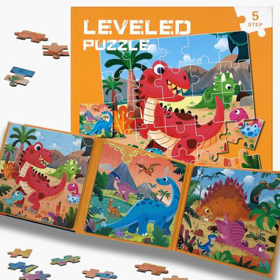 Educatieve magnetische puzzel 3-in-1 voor kinderen van 3 tot 6 jaar