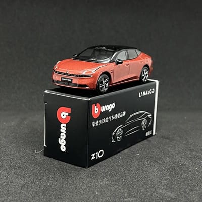 Bburago 1:64 Lynk&Co Z10 Coupe Legering Sportauto Model Diecasts Metaal Nieuwe Energie Voertuigen Auto Model Simulatie Kinder Speelgoed Cadeau
