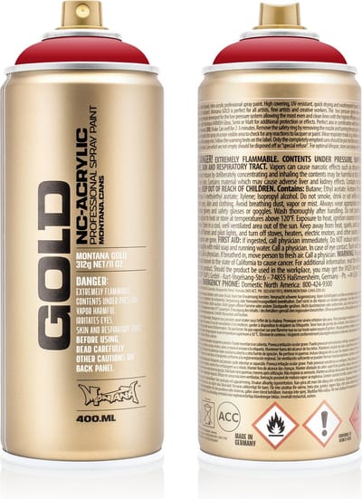 Montana GOLD S3020 Shock Kent Blood Red spuitbus 400ml