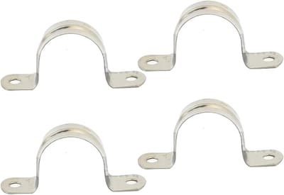 4 Stuks U-vormige RVS Buisklemmen 120mm - Duurzame Bevestigingsclips voor Pijpen, Slangen en Buizen
