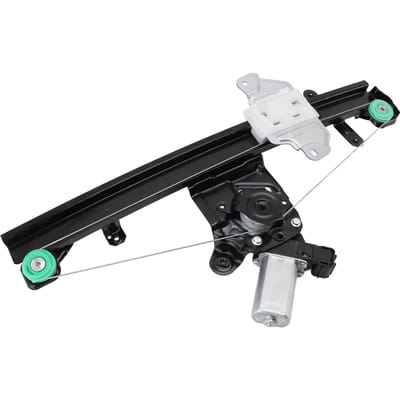 Lève-vitre électrique avec moteur Puissant alliage d'acier Lève-vitre électrique Assemblage de levage Remplacement pour Sentra black