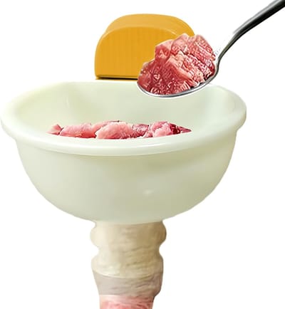 Worstvuller Keukengerei - Vleesbereider Hulpmiddel - Zelf Worst Maken - Zuignap Stabiliteit - 14 x 13 x 13 cm