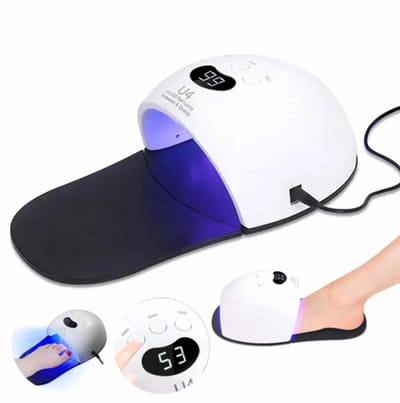 48W Nagel Schimmel Laser Behandelapparaat – Digitale Display, 905nm Infrarood Licht en 470nm Blauw Therapie voor Schimmelverwijdering, Anti-Schimmel Behandeling en Nagelverzorging