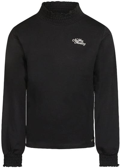 No Way Monday Meisjes T-shirt - Black