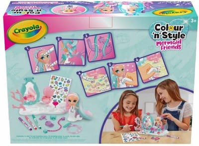 CRAYOLA Colour'n'Style Zeemeermin Zee Salon - Knutselset