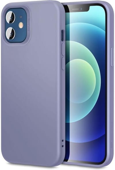 ESR Cloud Siliconen Backcase Hoesje iPhone 12 Mini - Paars