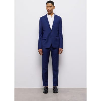The Kooples Veste De Costume 2 Boutons Navy Maat: 44 | Blazers Outlet | Heren | Blauw
