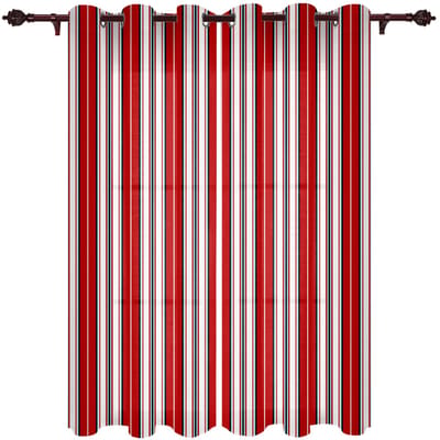 Moderne Gordijnen met Verloopstrepen voor Woonkamer Slaapkamer Gordijn Keuken Behandeling Jaloezieën Draperieën 135W x 60H(cm) x1