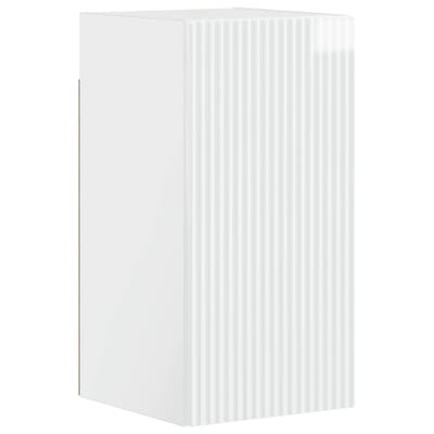 vidaXL - Badkamer - wandkast - ARNHEM - Hoogglans - Wit - 30 - x - 31 - x - 59 - cm