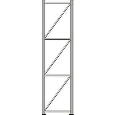 Staanderframe, voor stellingsysteem WR 600, H 3000 x D 600 mm