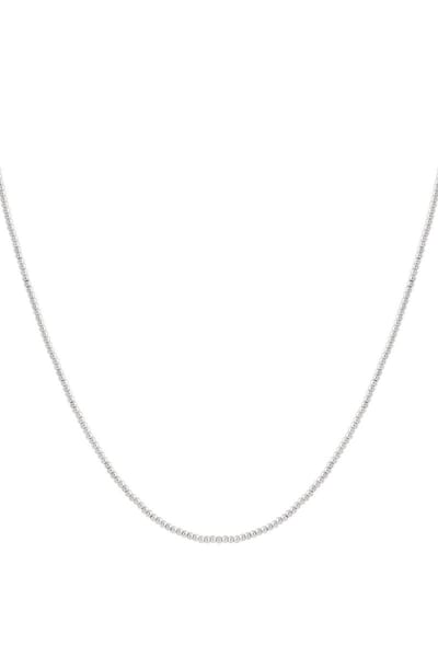 Bijoutheek Collier Ballen 2,5mm Zilver