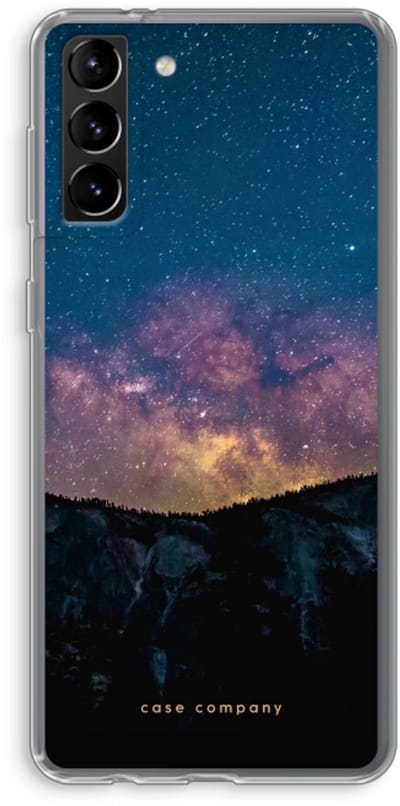 Case Company® - Hoesje geschikt voor Samsung Galaxy S21 Plus hoesje - Travel to space - Soft Cover Telefoonhoesje - Bescherming aan alle Kanten en Schermrand