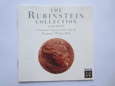 1-CD Schumann - CARNAVAL / FANTASIESTUCKE / ROMANCE / PROPHET BIRD - ARTHUR RUBINSTEIN