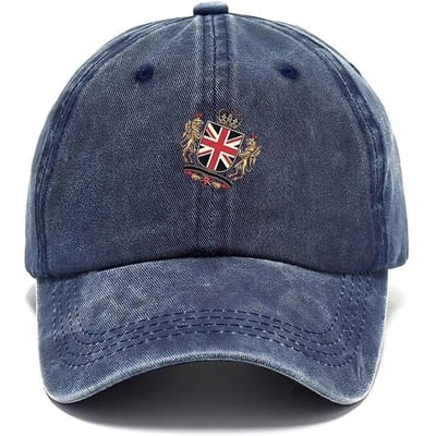 Waterdichte Baseballpet Outdoor Sporten Hoed Lichtgewicht Draagbare Reizen Golf Zon Hoed Voor Mannen Adjustable blue