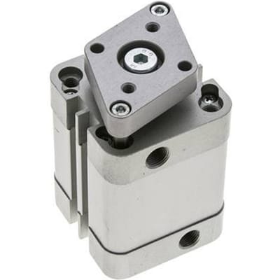 ISO 21287 Compacte Dubbelwerkende Cilinder 40-25mm - Magnetisch - Niet-roterend