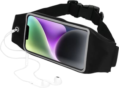 Mobiparts Comfort Fit Sport Belt geschikt voor Apple iPhone 14 Plus - Zwart