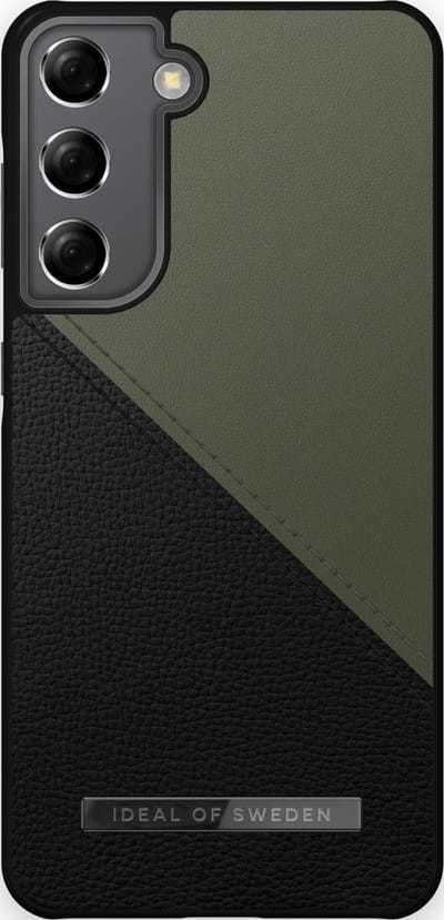 ideal of sweden atelier case unity geschikt voor samsung galaxy s21 onyx black khaki