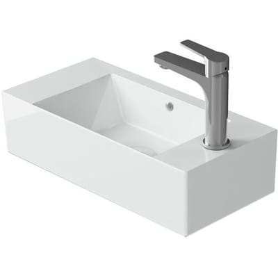 Megabad Profi Collection Megabad Pure 2.0 hand wash basin for guest toilet tap hole right 10SF50050R