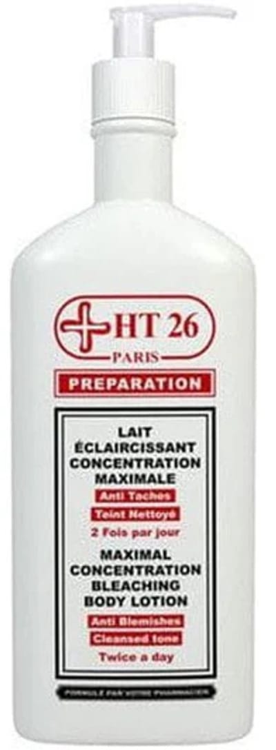HT26 Preparation Lait Éclaircissant Concentration Maximale – Intensieve Bodylotion tegen Hyperpigmentatie – Verheldert & Egaliseert de Huid – Hydraterend & Verzachtend – 450ml
