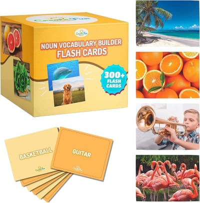 Woordentrainer Flashkaarten - Educatieve Kaarten - Taal Leren - 300 Fotokaarten - 8.9 x 11.4 cm