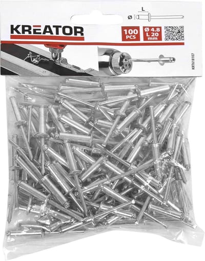 Klinknagels 4,8 mm x 20 mm - 100 Stuks