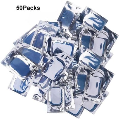Coussinets en gel pour stimulateur d'abdominaux, masseur, entraîneur d'abdominaux, feuille de gel de remplacement, stimulateur musculaire, coussinet hydrogel de remplacement 50Packs