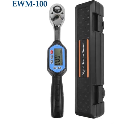 EWM-60 Digitale Momentsleutel 3/8 Vierkante Aandrijving Max. 44.25ft.lb Koppel Nauwkeurig tot +/-2% met Buzzer EWM-100