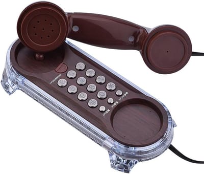 Vaste Telefoon - Antiek Toestel - Thuis Kantoor - Ergonomisch Ontwerp - 20cm Breed