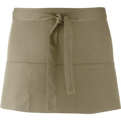Premier Dames/Dames Kleuren 3 Zakschort / Werkkleding (Pakket van 2) (Olijf)