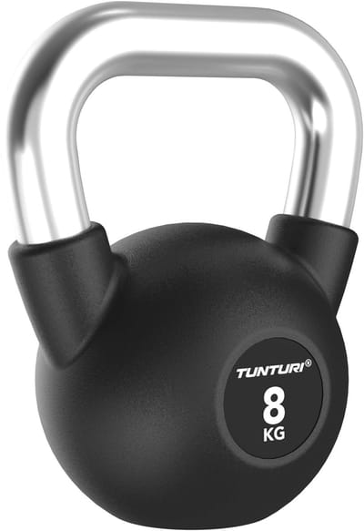 Tunturi Platinum Rubber Kettlebell - 8kg