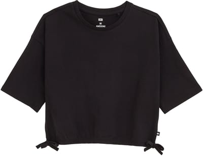 WE Fashion Meisjes cropped T-shirt