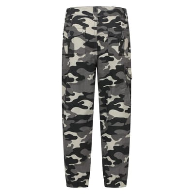 Mountain Warehouse Jongens Camo Cargo Broek (Zwart)