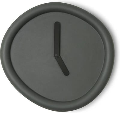 Ronde Klok Diepgroen / Round Clock Deepgreen- Design klok Werkwaardig