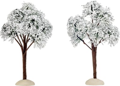 Luville - Mountain pine 2 pieces h12cm - Kersthuisjes & Kerstdorpen